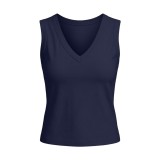 Women Sexy American Cami T-Shirt Top