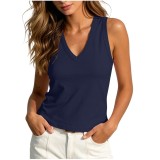 Women Sexy American Cami T-Shirt Top