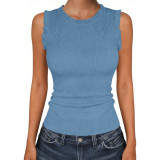 Women Summer Ribbed Knit Cami Top