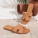 Plus Size Women Summer Slides Beach Non-Slip Slippers
