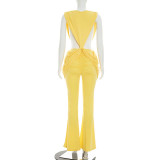 Women Sexy Layered Sleeveless Jumpsuit