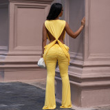 Women Sexy Layered Sleeveless Jumpsuit