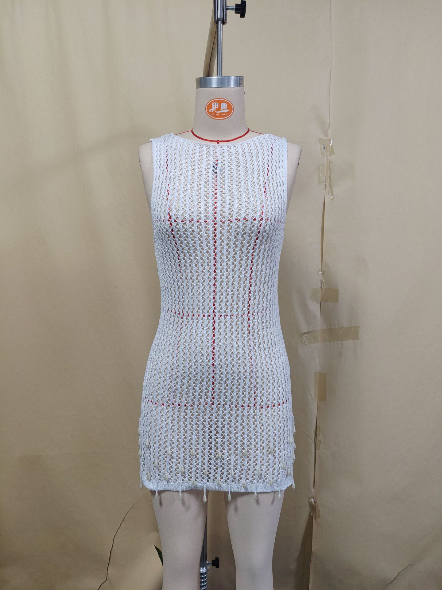 Sleeveless Cover-Up Dress for Summer Beach Holidays