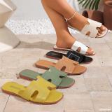 Plus Size Women Summer Slides Beach Non-Slip Slippers
