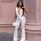 Women Sexy Layered Sleeveless Jumpsuit