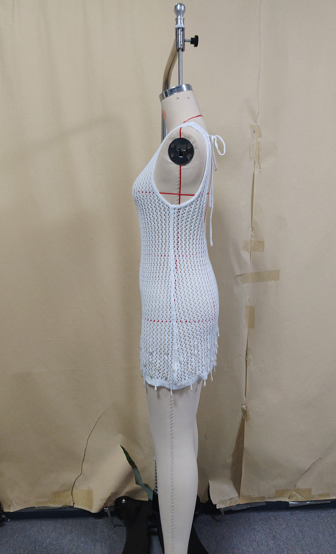 Sleeveless Cover-Up Dress for Summer Beach Holidays