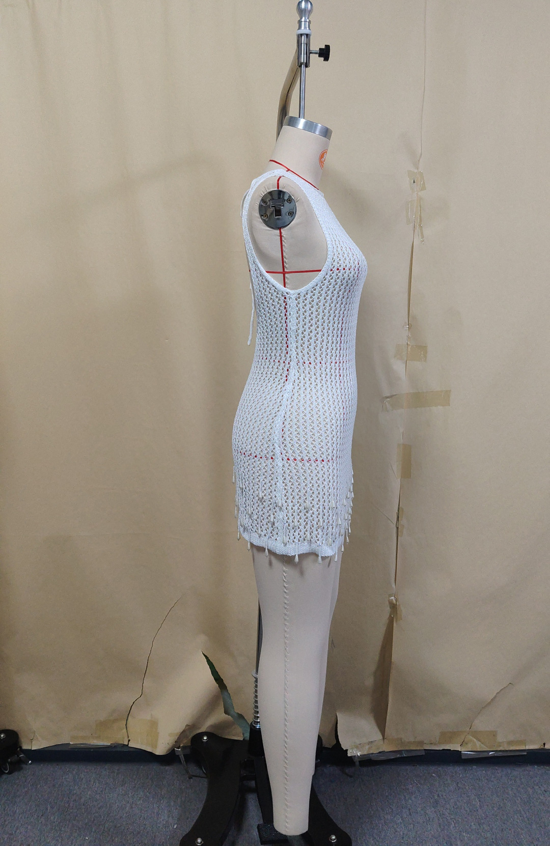 Sleeveless Cover-Up Dress for Summer Beach Holidays