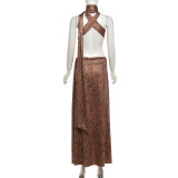 Women Summer Hollow Out Low Waist Slim Fit Dress