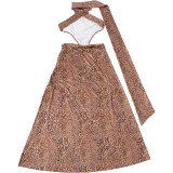 Women Summer Hollow Out Low Waist Slim Fit Dress