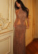 Women Summer Hollow Out Low Waist Slim Fit Dress