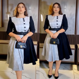 Plus Size Women African Elegant Dress