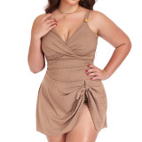Plus Size Women Bikini One-Piece Swimwear