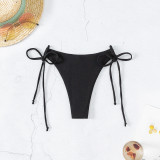 Women Lace-Up Thong Sexy Bikini Swim Trunks