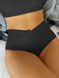 Plus Size Women Bikini Cross Sexy Bikini Swim Trunks