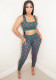 Women's Sexy Printed Chic Casual Tank Top & Pants Set