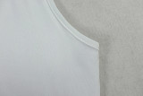 Women's Solid Loose Comfortable Homewear Turtleneck Short Sleeve Asymmetrical Dress