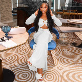 Women's Cutout Halter Neck Off Shoulder Long Dress