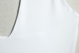 Summer Women's Sexy Halter Neck Solid Sleeveless Chic A-line Dress