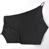 Women's Sexy Chic Tight-Fit One-Shoulder Strapless Camisole Top