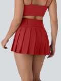 Women Casual Irregular Pleated Skirt