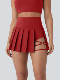 Women Casual Irregular Pleated Skirt