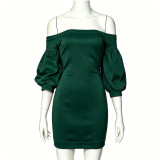 Women Sexy Off Shoulder Bodycon Dress