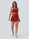 Women Casual Irregular Pleated Skirt
