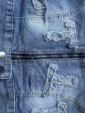 Women Denim Embroidered Jacket & Mini Skirt Two-Piece Set