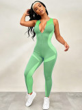 Women Casual Sporty Sleeveless Jumpsuit