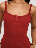 Women Spring Summer Sexy Spaghetti Strap Dress