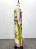 Women African Elegant Sleeveless Printed Halter Neck Wide Leg Jumpsuit