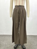Women Chic Sleeveless Low Back Top & Pants Two-Piece Set