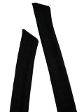Women Waffle Halter Neck Crop Top & Wide Leg Pants Casual Two-Piece Set