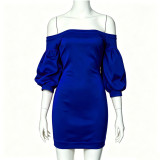 Women Sexy Off Shoulder Bodycon Dress