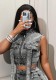 Women Sexy Stretchy Denim Jacket