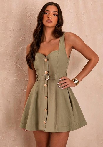 Women summer Holidays tie dress