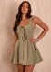 Women summer Holidays tie dress