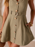 Women summer Holidays tie dress