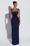 Women Sequin Camisole Tie-Wear Sleeveless Dress