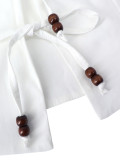Women Solid Sleeveless V-Neck Tie Front Top with Drawstring Wide-Leg Two-Piece Pants Set