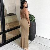 Women Summer Sexy Hollow Out Backless Dress