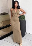 Women Summer Sexy Hollow Out Backless Dress