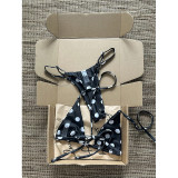 Women Spaghetti Strap Polka Dot Bikini Holiday Beach Two-Piece Swimsuit