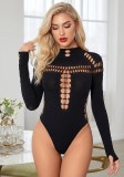 Women Hollow Out Mesh Sexy Bodysuit