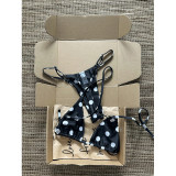Women Spaghetti Strap Polka Dot Bikini Holiday Beach Two-Piece Swimsuit