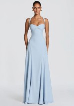 Women Elegant Formal Party Sexy Strap Maxi Dress Women Elegant Formal Party Sexy Strap Maxi Dress