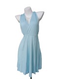 Family Wear Women Girls Sleeveless Dress