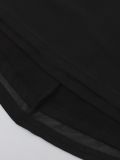 Women Holiday Mesh Sexy V-Neck Backless Strap Dress