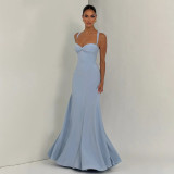 Women Elegant Formal Party Sexy Strap Maxi Dress