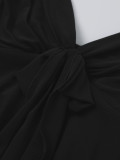 Women Holiday Mesh Sexy V-Neck Backless Strap Dress